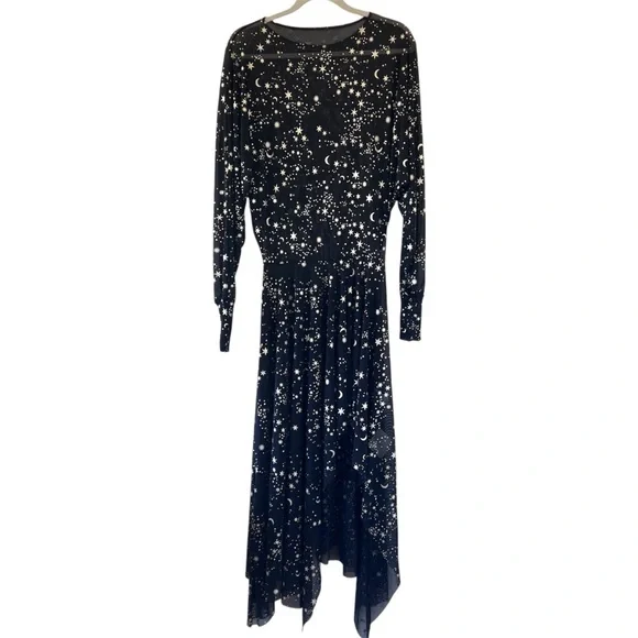 chinese dress ladies Rosebud Black Maxi Dress - US 10